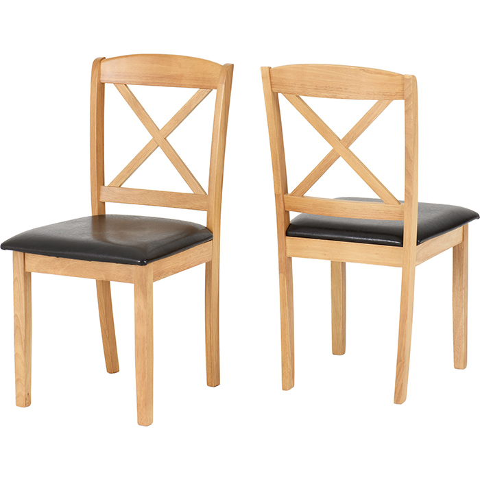 Mason Dining Chair In Oak Varnish - Click Image to Close